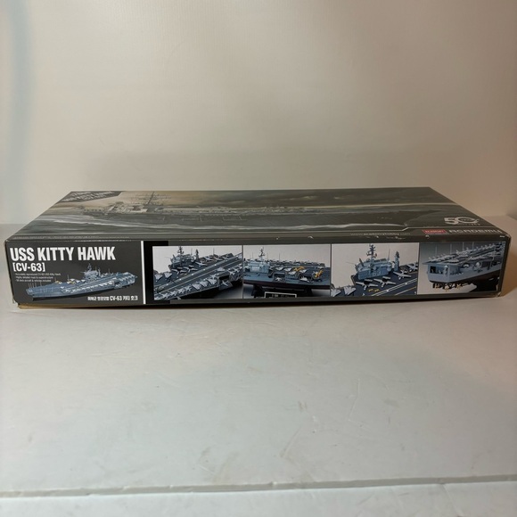 Academy CV-63 USS Kitty Hawk Aircraft Carrier 1/800 Scale Hobby Model Kit NEW - Picture 2 of 10
